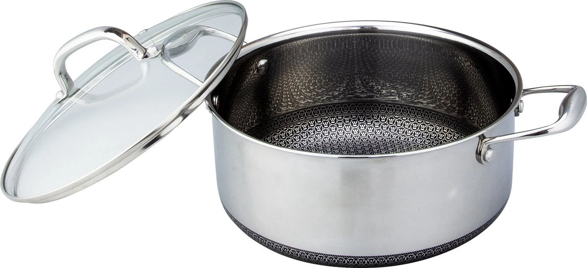 Westinghouse Pannenset Black Signature (Kookpan ø 24 Cm + Steelpan ø 20 Cm) - Inductie En Alle Andere Warmtebronnen 9 Westinghouse Pannenset Black Signature (Kookpan ø 24 Cm + Steelpan ø 20 Cm) - Inductie En Alle Andere Warmtebronnen - Afbeelding 7