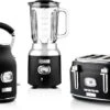 Westinghouse Retro Waterkoker + Broodrooster 4 Sleuven + Blender - Zwart -Kookwaren Verkoop 1200x793