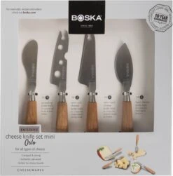 Boska Kaasmessenset Mini Oslo -Kookwaren Verkoop 320218 cheese knife set mini oslo