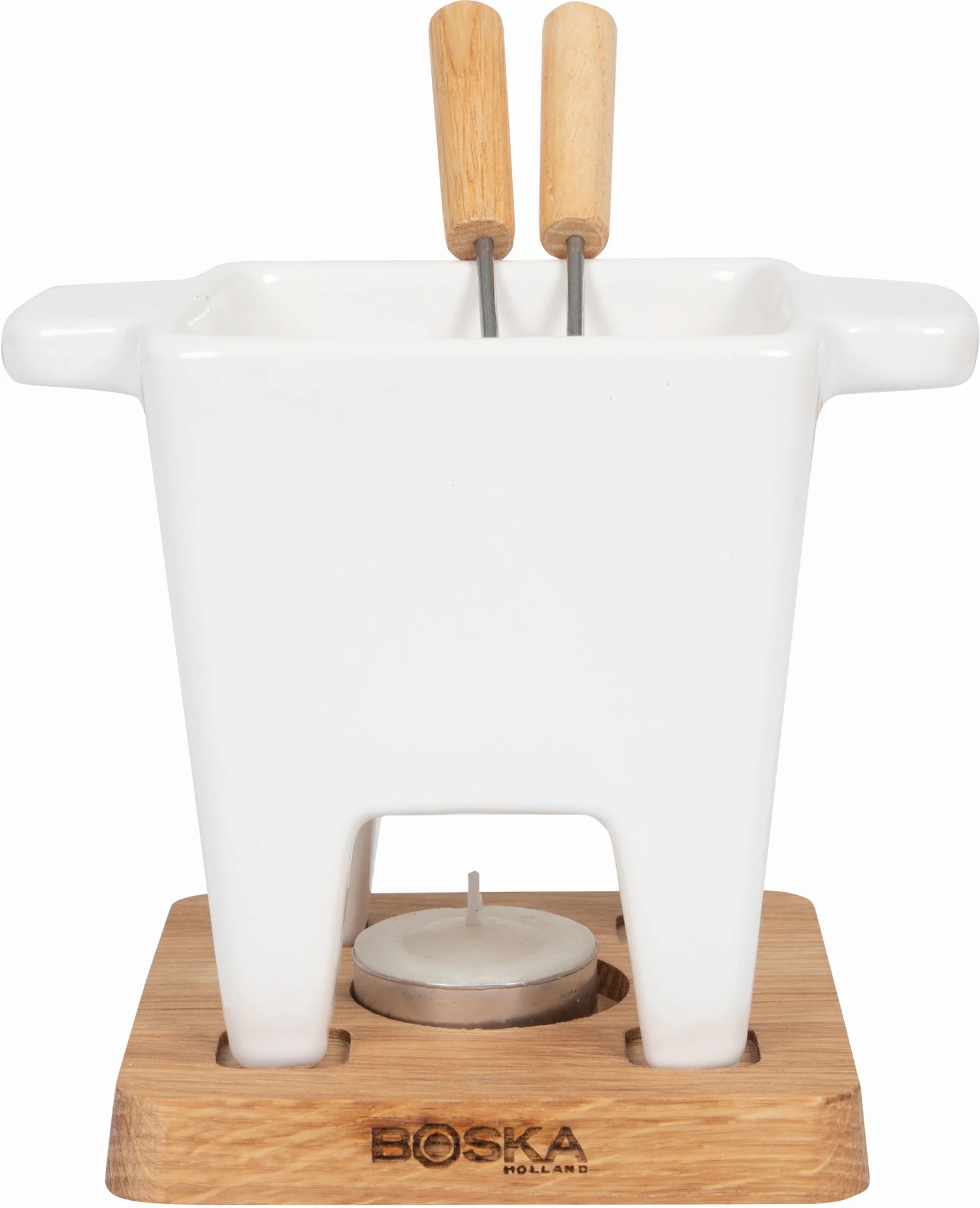 Boska Fondueset - 2 Personen - Wit 4 Boska Fondueset - 2 Personen - Wit - Afbeelding 2