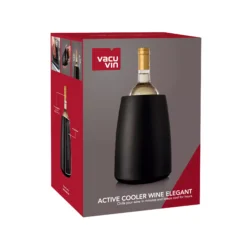 Vacu Vin Wijnkoeler Active Cooler Elegant - Box - Zwart -Kookwaren Verkoop 3649460 Active Cooler Wine Black Pack