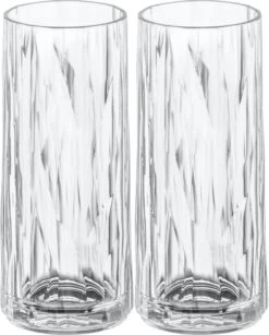Koziol Longdrinkglazen / Cocktailglazen - Onbreekbaar Superglas - 250 Ml - 2 Stuks