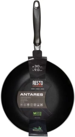 Resto Kitchenware Wokpan Antares - ø 30 Cm - Standaard Anti-aanbaklaag 14 Resto Kitchenware Wokpan Antares - ø 30 Cm - Standaard Anti-aanbaklaag -Kookwaren Verkoop 4260709010144