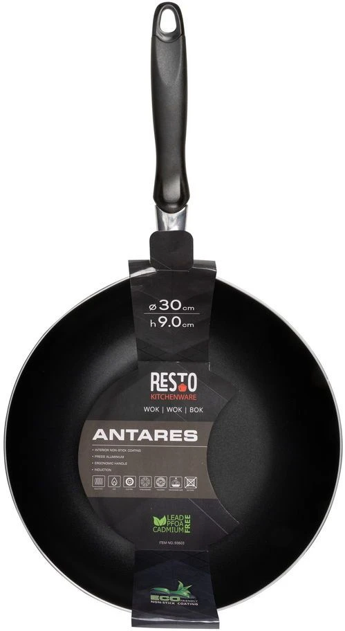 Resto Kitchenware Wokpan Antares - ø 30 Cm - Standaard Anti-aanbaklaag 8 Resto Kitchenware Wokpan Antares - ø 30 Cm - Standaard Anti-aanbaklaag - Afbeelding 6