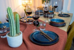 Cosy & Trendy Pizzabord / Onderbord Quintana Blue ø 33 Cm