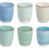 Studio Tavola Koffiekopjes Ocean Blue 160 Ml - 6 Stuks 1 Studio Tavola Koffiekopjes Ocean Blue 160 Ml - 6 Stuks -Kookwaren Verkoop 712442745570
