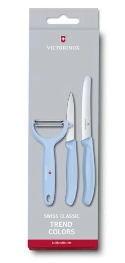 Victorinox Messenset Swiss Classic - Blauw - 3-delig -Kookwaren Verkoop 7613329141977