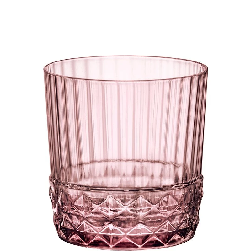 Bormioli Rocco Cocktailglazen / Whiskey Glazen / Waterglazen America 20's - Lilac Rose - 370 Ml - 6 Stuks 4 Bormioli Rocco Cocktailglazen / Whiskey Glazen / Waterglazen America 20's - Lilac Rose - 370 Ml - 6 Stuks - Afbeelding 2