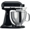 KitchenAid Keukenmachine Artisan - Kantelbare Kop - Onyx Zwart - 4.8 Liter - 5KSM175PSEOB -Kookwaren Verkoop 859701501020