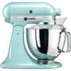 KitchenAid Keukenmachine Artisan - Kantelbare Kop - Ijsblauw - 4.8 Liter - 5KSM175PSEIC -Kookwaren Verkoop 859701501150