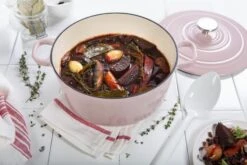 BK Braadpan Bourgogne - Dusky Pink - ø 24 Cm / 4.2 Liter