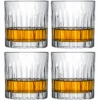 Cookinglife Whiskey Glazen / Cocktailglazen / Waterglazen Moville - 320 Ml - 4 Stuks