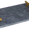 Jay Hill Dienblad - Met Handvatten - Marmer - Grijs - 30 X 20 Cm 2 Jay Hill Dienblad - Met Handvatten - Marmer - Grijs - 30 X 20 Cm -Kookwaren Verkoop 8720364453220