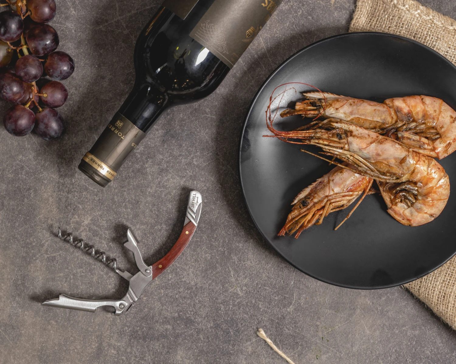 Jay Hill Kurkentrekker / Kelnersmes Laguiole - Rozenhout 4 Jay Hill Kurkentrekker / Kelnersmes Laguiole - Rozenhout - Afbeelding 2