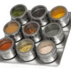 Blackwell Kruidenpotjes Magnetisch - Inclusief 9 Potjes - RVS