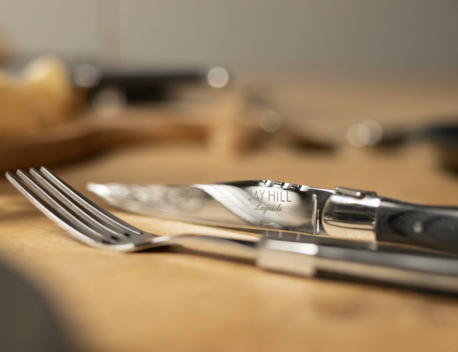 Jay Hill Bestekset Laguiole - Zwart - 24 Delig / 6 Personen 4 Jay Hill Bestekset Laguiole - Zwart - 24 Delig / 6 Personen - Afbeelding 2