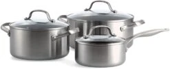 GreenPan Pannenset Geneva - RVS - 3 Delige Set