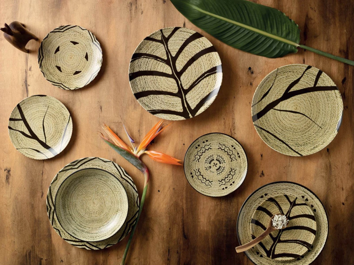 Kookwaren Verkoop -Kookwaren Verkoop Arthur Krupp Serviesset Tribal Mood 12 Delig