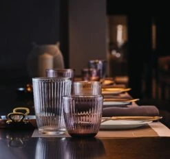 Bormioli Rocco Waterglazen Line - Blauw - 290 Ml - 6 Stuks -Kookwaren Verkoop Bormioli Glas Line Transparant 29 cl Sfeer