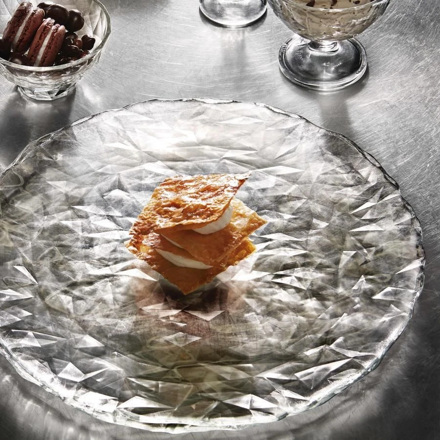 Bormioli Rocco Pizzabord / Onderbord Diamond - Transparant - ø 33 Cm - 6 Stuks 4 Bormioli Rocco Pizzabord / Onderbord Diamond - Transparant - ø 33 Cm - 6 Stuks - Afbeelding 2