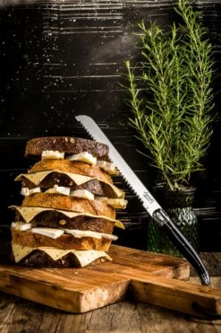 Laguiole Style De Vie Broodmes Zwart 13 Laguiole Style De Vie Broodmes Zwart -Kookwaren Verkoop Broodmes Laguiole zwart sf gr 2