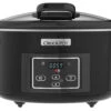 Crockpot Slowcooker - Scharnierdeksel - 4.7 Liter - CR052 -Kookwaren Verkoop CSC052 Front Lid Closed