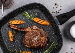 Westinghouse Grillpan Marble - 28 X 28 Cm - Standaard Anti-aanbaklaag -Kookwaren Verkoop Clipboard06 8