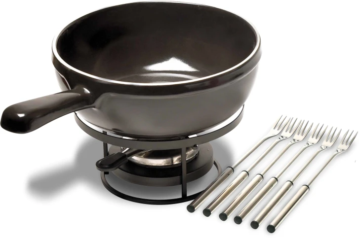 Emile Henry Fondue Set - Fusain 3 Emile Henry Fondue Set - Fusain
