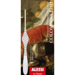 Alessi Kreeftenvork Colombina Fish - FM23/34S4 - 4 Stuks - Door Doriana & Massimiliano Fuksas -Kookwaren Verkoop FM23 43S4 02