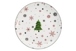 Studio Tavola Kerstservies - Porselein - Rood - 18-delig / 6 Personen -Kookwaren Verkoop HIT Kerstservies Rood 02