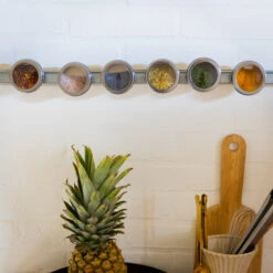 Blackwell Kruidenpotjes Magnetisch - Inclusief 6 Potjes - RVS