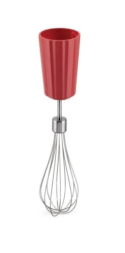 Alessi Staafmixer Set Plissé - Rood - Michele De Lucchi - MDL10S R -Kookwaren Verkoop MDL10 FRU R