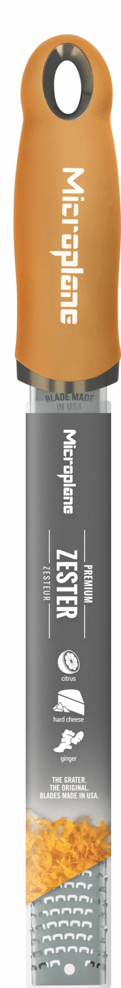 Microplane Rasp Premium Classic - Fijn - Mustard Yellow -Kookwaren Verkoop Microplane Premium Classic 46623 Zester Mustard Yellow decall