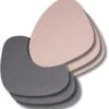 Jay Hill Onderzetters - Vegan Leer - Grijs / Roze - Organic - Dubbelzijdig - 13 X 11 Cm - 6 Stuks -Kookwaren Verkoop Ontwerp zonder titel 6 4