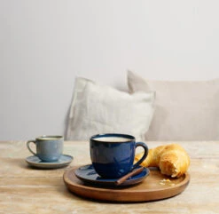 ASA Selection Kop En Schotel Saisons Denim 230 Ml -Kookwaren Verkoop Saisons Cappuccino TassenZPhAwY4mUQQ6e