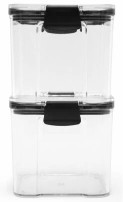 Sareva Voorraadpot - Kunststof - 700 Ml - 2 Stuks -Kookwaren Verkoop Sareva Voorraadpot 10 x 10 cm 700 ml 2 Stuks