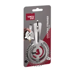 Vacu Vin Cocktail Zeef - Zilver - ø 9.5 Cm -Kookwaren Verkoop VV CocktailStrainer Packshot VV9