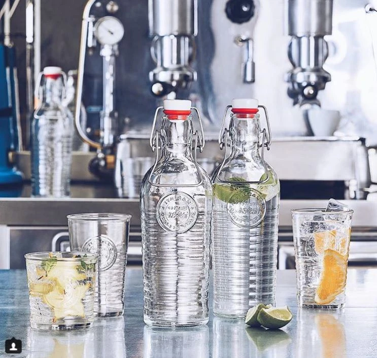 Bormioli Rocco Beugelflessen / Weckflessen Officina 1825 - Transparant - 1.2 Liter - 4 Stuks 4 Bormioli Rocco Beugelflessen / Weckflessen Officina 1825 - Transparant - 1.2 Liter - 4 Stuks - Afbeelding 2