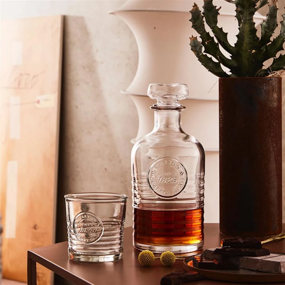 Bormioli Rocco Whiskey Karaf Officina 1825 - Transparant - 1 Liter 4 Bormioli Rocco Whiskey Karaf Officina 1825 - Transparant - 1 Liter - Afbeelding 2