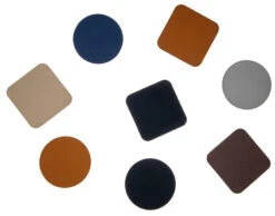 Jay Hill Onderzetters - Vegan Leer - Zwart - Organic - 13 X 11 Cm - 6 Stuks -Kookwaren Verkoop diversen 3