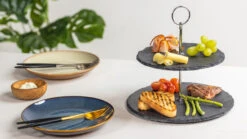 Sareva Etagere / Serveertoren Leisteen 2-Laags -Kookwaren Verkoop etagere 2