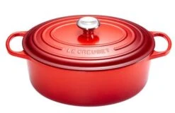 Le Creuset Braadpan Signature - Ovaal - Kersenrood - ø 33 Cm / 7.5 Liter