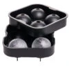 Sareva IJsblokjesvorm - 4 Ronde Ijsbollen - Siliconen - Easy Release - Herbruikbaar -Kookwaren Verkoop product 1 4