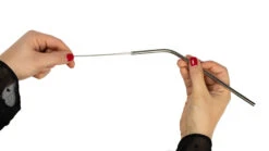 Sareva Herbruikbare Rietjes - Met Borstel - RVS - Gebogen - 4 Stuks -Kookwaren Verkoop product hand 6