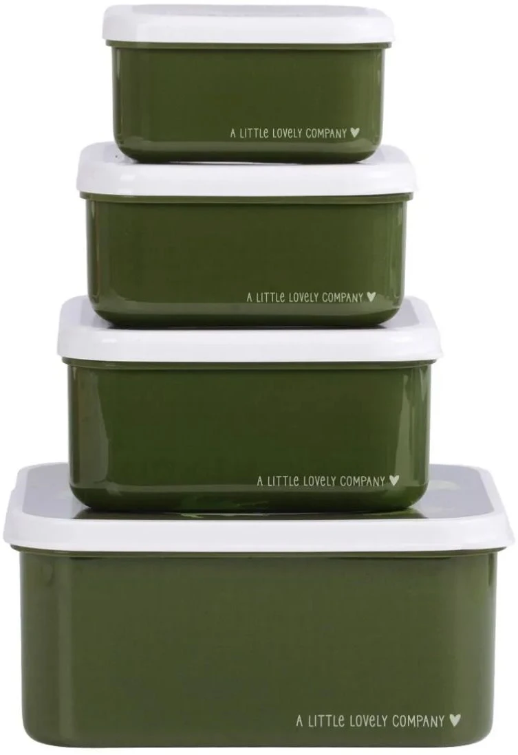 A Little Lovely Company Lunchset - Krokodillen 4 A Little Lovely Company Lunchset - Krokodillen - Afbeelding 2