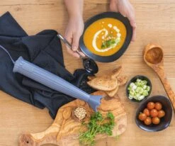 Alessi Staafmixer Plissé - 2 Standen - Grijs - Michele De Lucchi - MDL10 G -Kookwaren Verkoop staafmixer 3