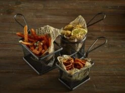 Hendi Frietmandje RVS ø 9 Cm -Kookwaren Verkoop vetvrij20papier 2 1