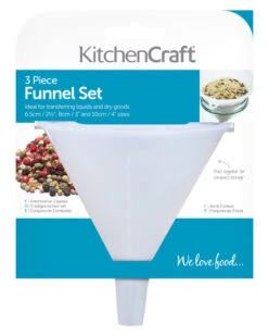 KitchenCraft Trechterset (ø 6.5, ø 8 En ø 10 Cm) 3-Delig -Kookwaren Verkoop vjmf4sztwespop2cevj3 01519