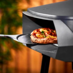 Witt Pizza Oven Etna Rotante - Op Gas Voor Buiten - Mat Grafiet - Voor ø 40 Cm Pizza's - Roterende Pizzasteen -Kookwaren Verkoop witt pizza etna rotante black 05 1